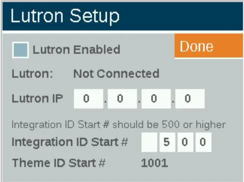 LUXOR Lutron Homeworks QS Software - Luxor Controller Configuration 4