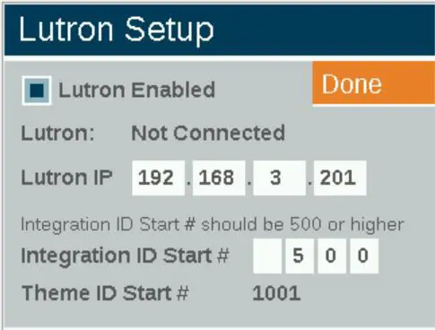 LUXOR Lutron Homeworks QS Software - Luxor Controller Configuration 5