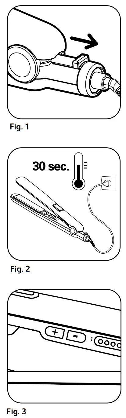 Rowenta SF3210 optiliss Ironing of Hair - Figuire 1