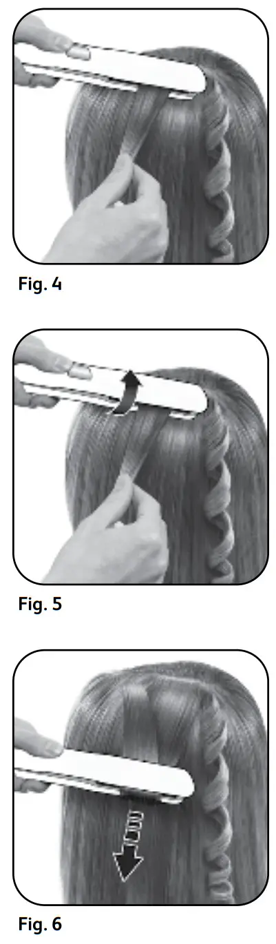 Rowenta SF3210 optiliss Ironing of Hair - Figuire 2