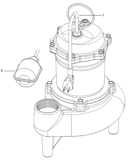 PENTAIR-MW50-Series-Myers-Submersible-Sewage-Pump-FIG-1