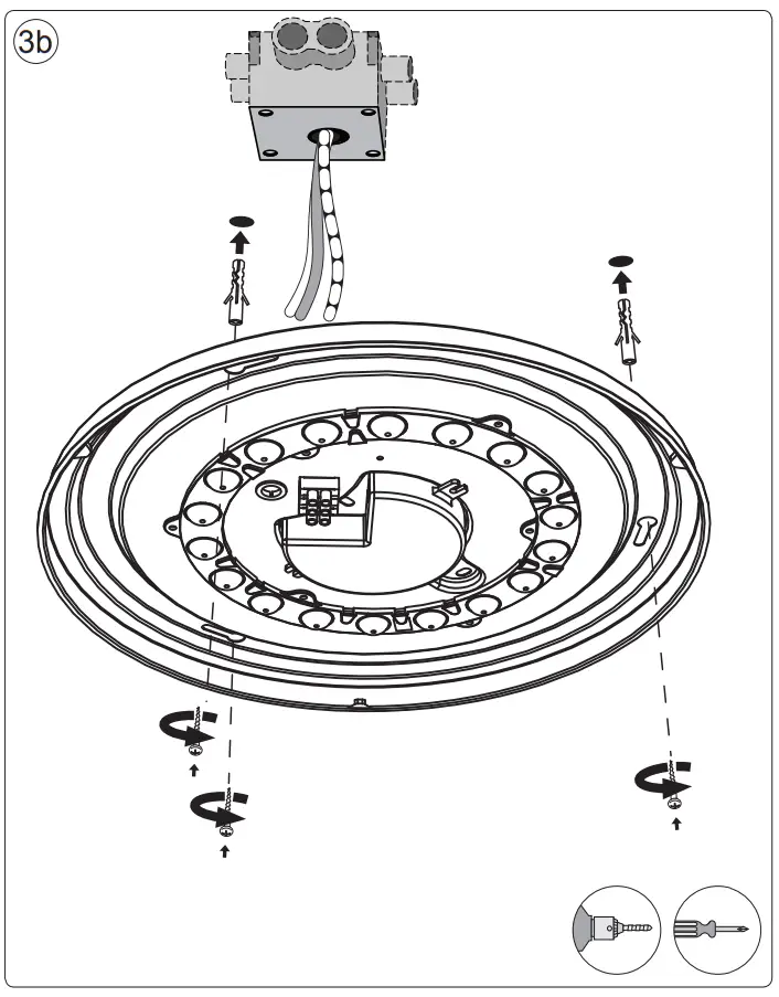 PHILIPS 31821 WHT17W Wawel LED Tunable white LED Ceiling Light - fig 3