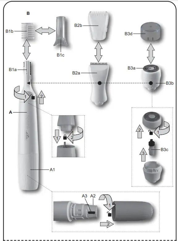 eta-234-Fenite-Multifunctional-Trimmer-for-Ladies-fig-1