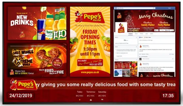 e-screen ESM32D 32 Inch Network Digital Menu Boards