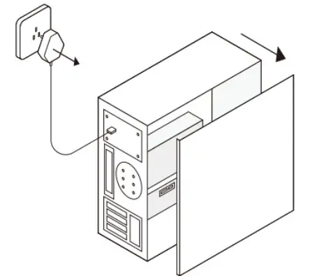 cudy WE4000 WiFi 6 6E Bluetooth 5.2 PCIe Adapter - Figure 1