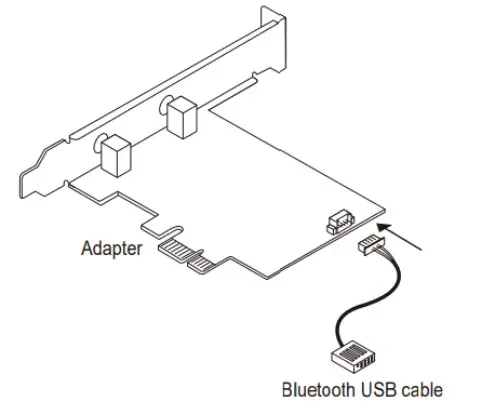 cudy WE4000 WiFi 6 6E Bluetooth 5.2 PCIe Adapter - Figure 2