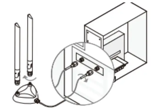 cudy WE4000 WiFi 6 6E Bluetooth 5.2 PCIe Adapter - Figure 5