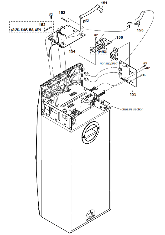 SONY MHC V3 Floor Standing Speakers System - BOARD1