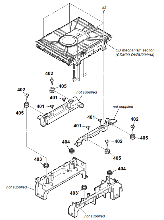 SONY MHC V3 Floor Standing Speakers System - CDM