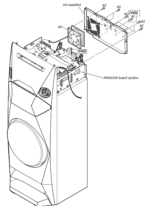 SONY MHC V3 Floor Standing Speakers System - LOADING 1