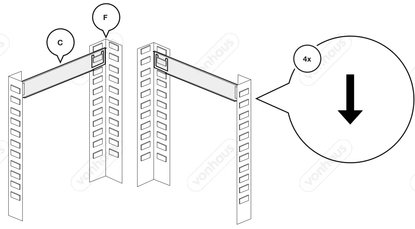 VonHaus 3515368 Racking Unit fig 4
