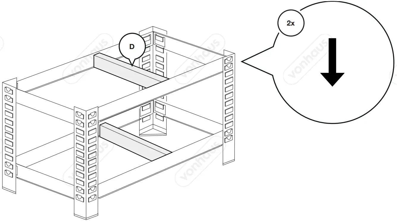 VonHaus 3515368 Racking Unit fig 6