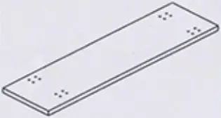 Best Master Furniture Chic Rectangular Oak Wood Dining Bench A01