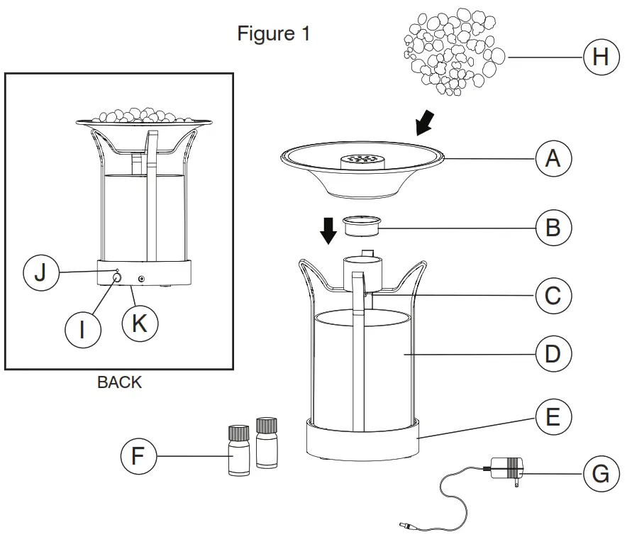 Homedics AromaSpa Flameless Candle Diffuser 1