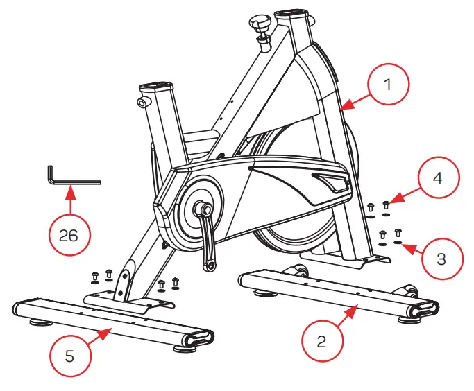 FITFIU BESP 500 Indoor Bike - ASSEMBLY