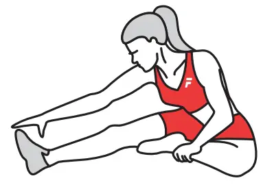 FITFIU BESP 500 Indoor Bike - HAMSTRING STRETCH