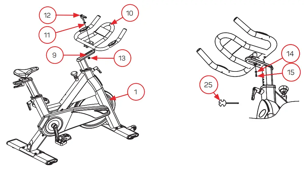 FITFIU BESP 500 Indoor Bike - STEP 2