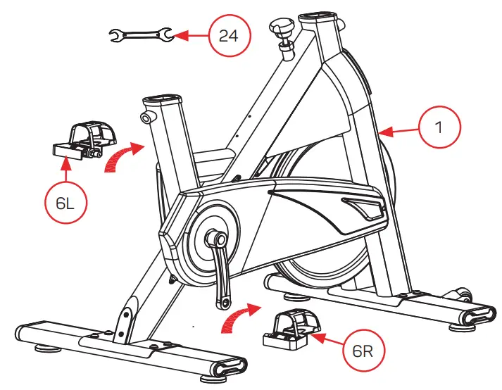 FITFIU BESP 500 Indoor Bike - STEP