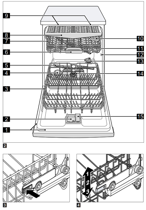 IKEA 004.756.25 DISKAD Integrated Dishwasher - 2