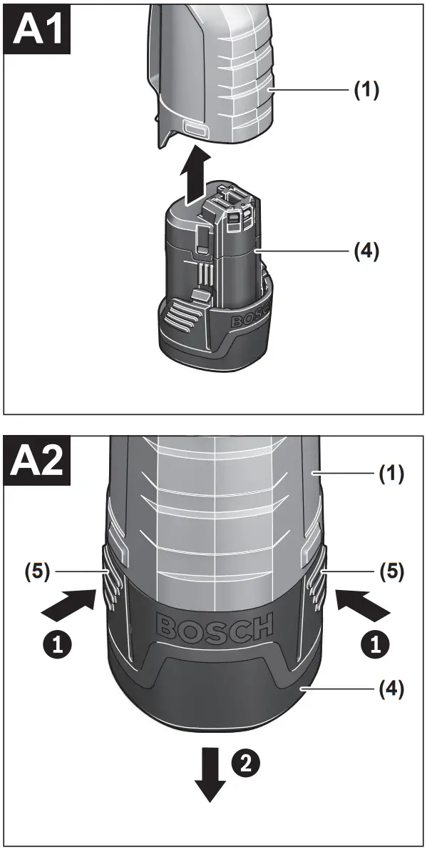 BOSCH GAA 10 8V 21 Professional USB Charging Adapter - fig 1