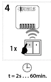 inELS RFSAI-62B-SL Switch Unit with Input for External Button-32