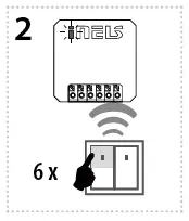 inELS RFSAI-62B-SL Switch Unit with Input for External Button-35