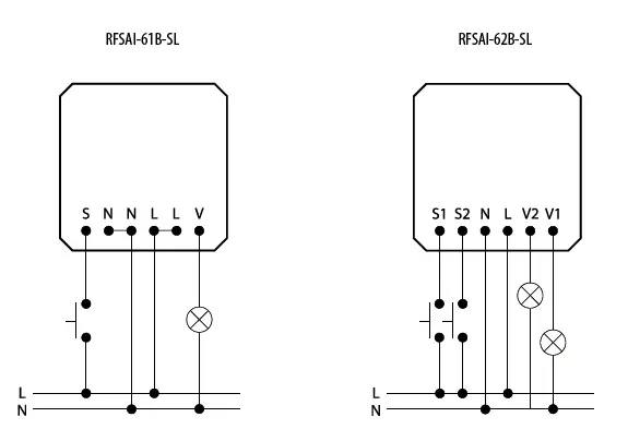 inELS RFSAI-62B-SL Switch Unit with Input for External Button-4