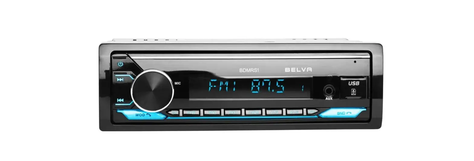 Belva Bdmrs1 Single Din Bluetooth Car Stereo Receiver Owner's Manual