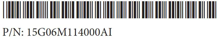 ASRock NUC 1200 Box Series Mini PCs - barcode