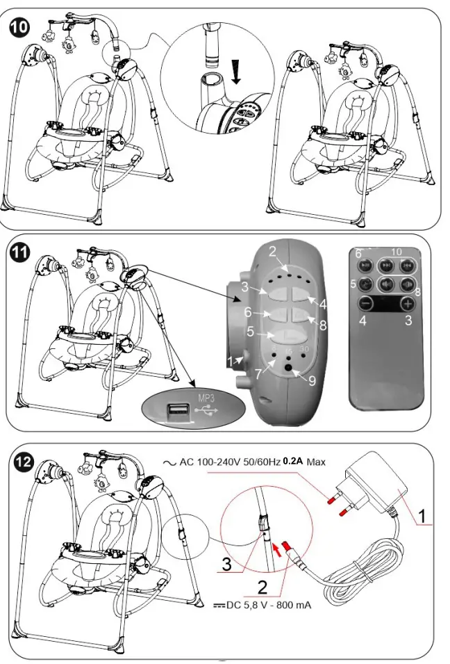 Lorelli TANGO Electric Swing - Fig 3