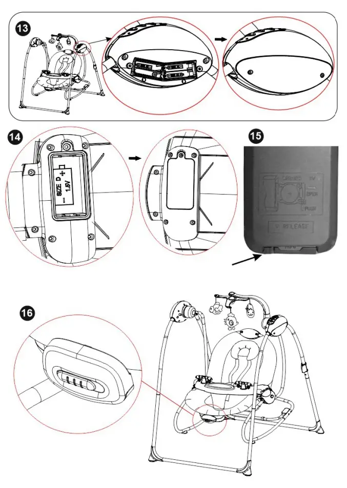 Lorelli TANGO Electric Swing - Fig 4