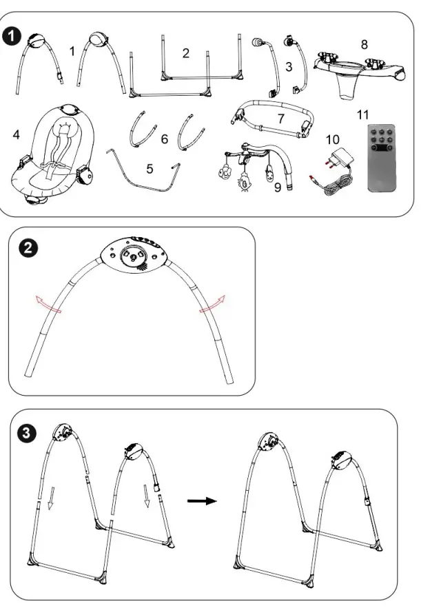 Lorelli TANGO Electric Swing - Fig 7