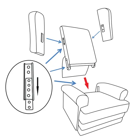evolur-616-Upholstered-Swivel-Glider-Chair-FIG-2