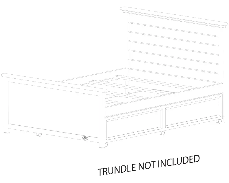 evolur 8322F Aurora Full Size Bed in Silver Grey Pearl - fig 4