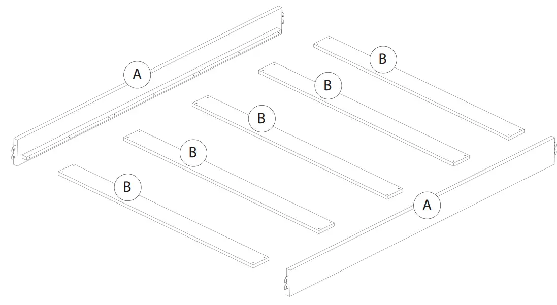 evolur 8322F Aurora Full Size Bed in Silver Grey Pearl - fig