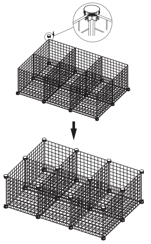 amazon basics B0735GRJXY Wire Storage Shelves - 6