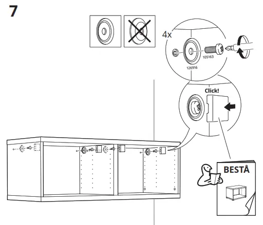 IKEA BESTÅ Suspension Rail - 22