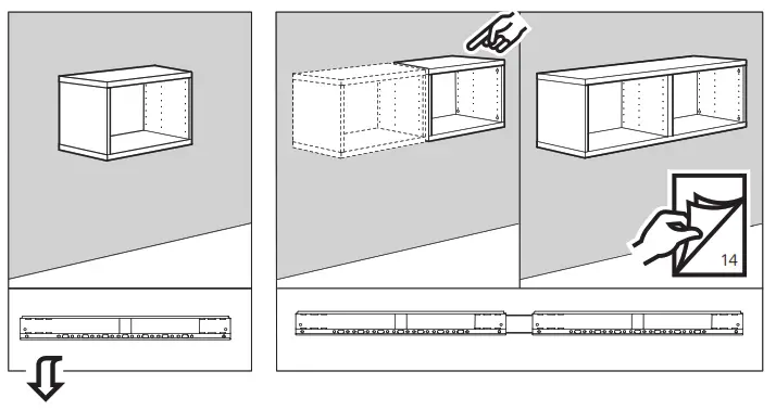 IKEA BESTÅ Suspension Rail - 6