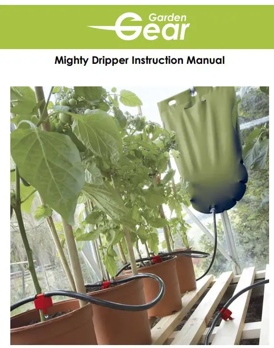 Garden Gear D3659 Mighty Dripper Instruction Manual