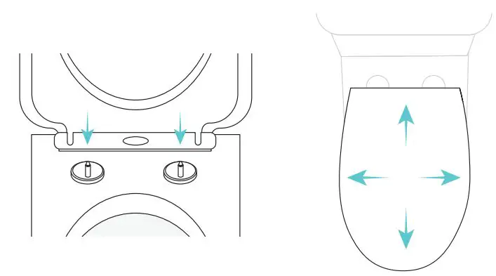 Swiss Madison 0.8 GPF One-Piece Toilet Installation Guide - Adjust and Attach Seat