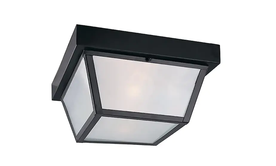 Project Source 0255320 10.37-in W Black Outdoor Flush Mount Light Instruction Manual