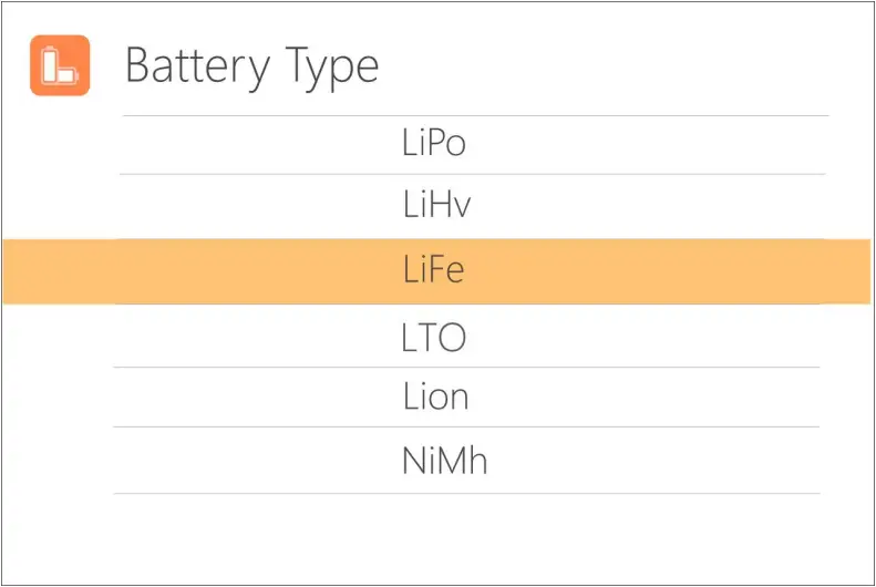 ToolkitRC Q4AC - Charging setting 3