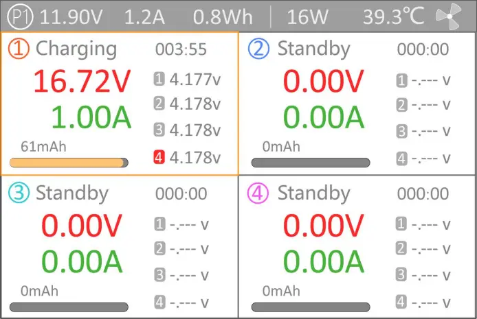 ToolkitRC Q4AC - Charging work 1
