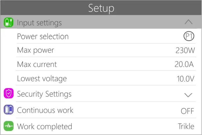 ToolkitRC Q4AC - System settings 2
