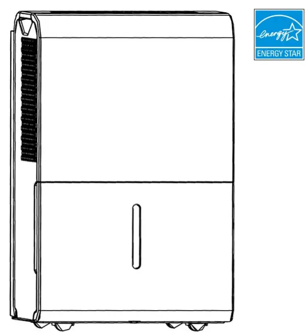 Whynter 50 Pint Portable Dehumidifier RPD-506EWP