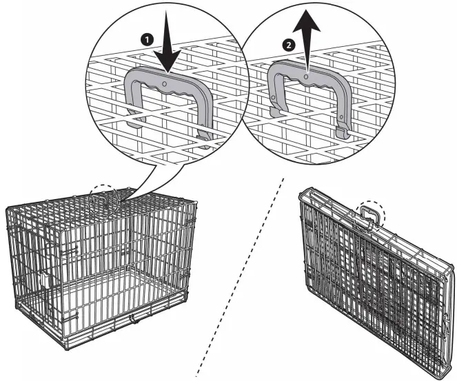 amazonbasics-B09G4KS7FY-Foldable-Dog-Metal-Crate- Single-Door-fig-10