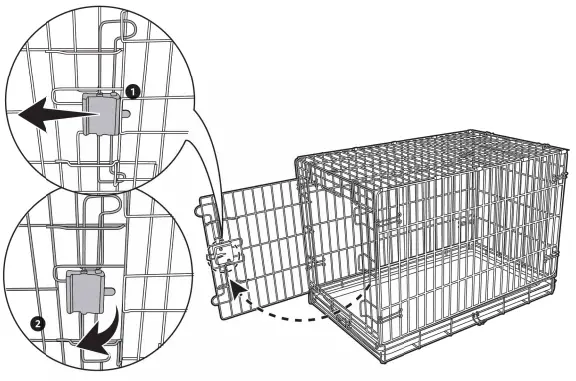 amazonbasics-B09G4KS7FY-Foldable-Dog-Metal-Crate- Single-Door-fig-7