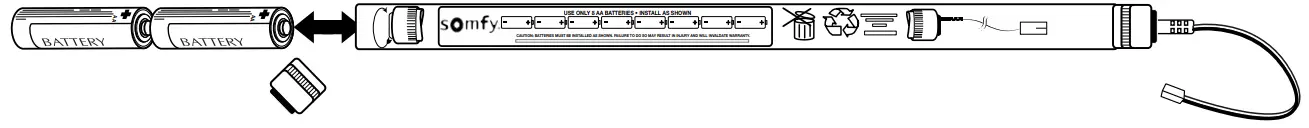 somfy RTS Motorized Shades - fig 6