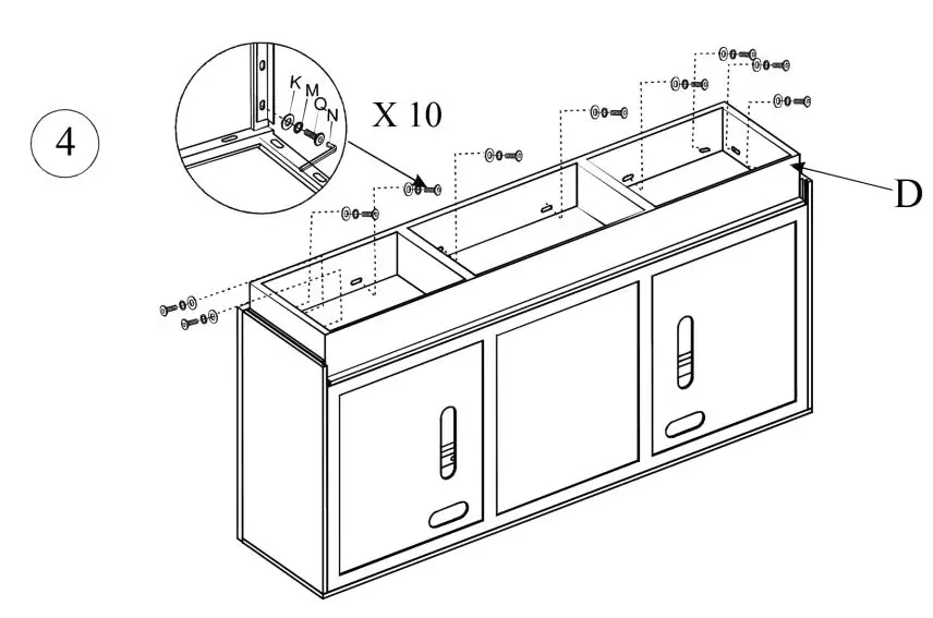 ASHLEY A4000309 Roseworth Accent Cabinet User Manual - Fig 4