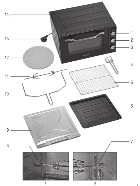 SEVERIN TO 2073 Rotisserie Toast Oven - overview